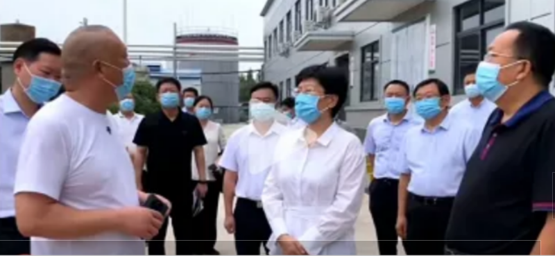 焦作市委書記葛巧紅一行蒞臨旭瑞集團參觀調研！